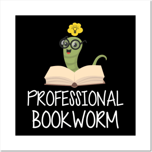 Professional Bookworm Posters and Art